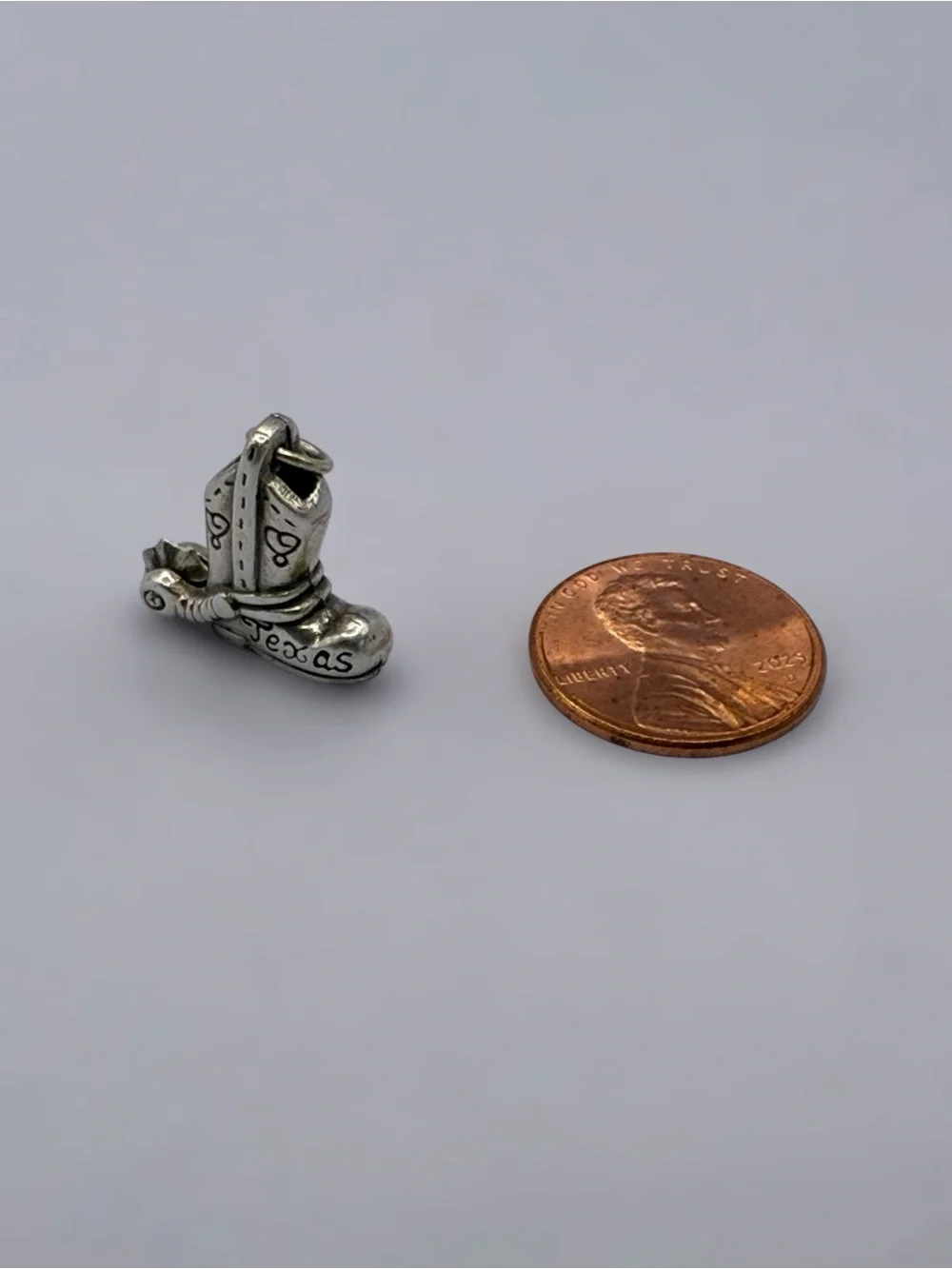 Brighton Texas Cowboy Boot Charm Pendant
